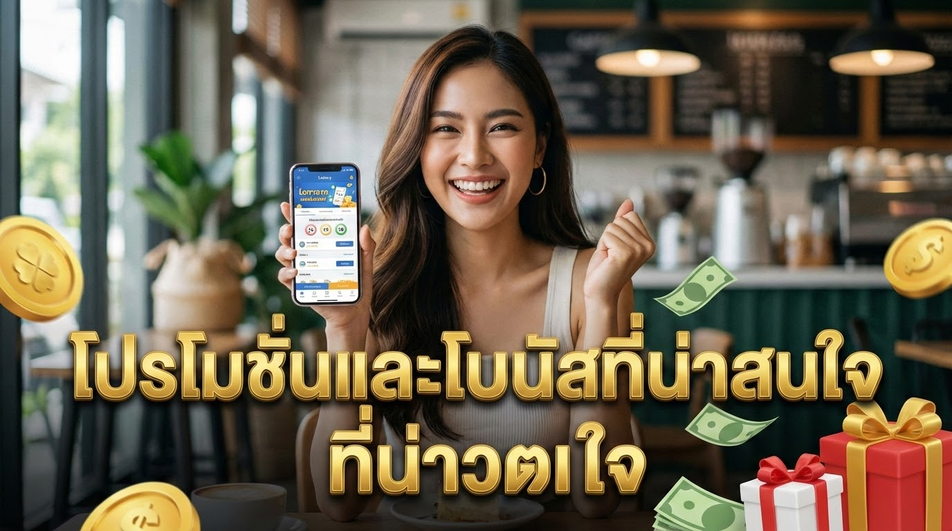 โปรโมชั่นและโบนัสที่น่าสนใจ
